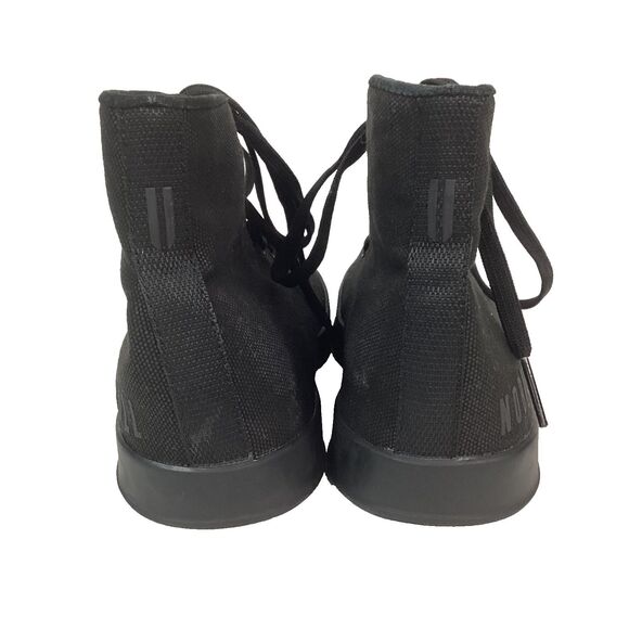 No Bull Superfabric Chukka Men's Sz 8/Women's Sz 9.5 Black Mid Shoes Gum Sole - Picture 3 of 11